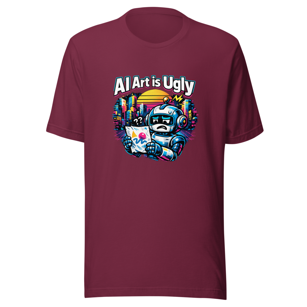 AI Art is Ugly Tee - Image 6