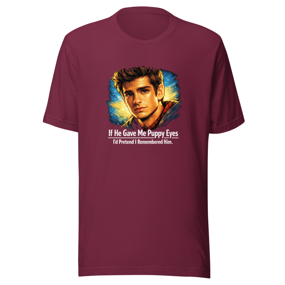 Peter Parker Puppy Eyes T-Shirt - Image 6