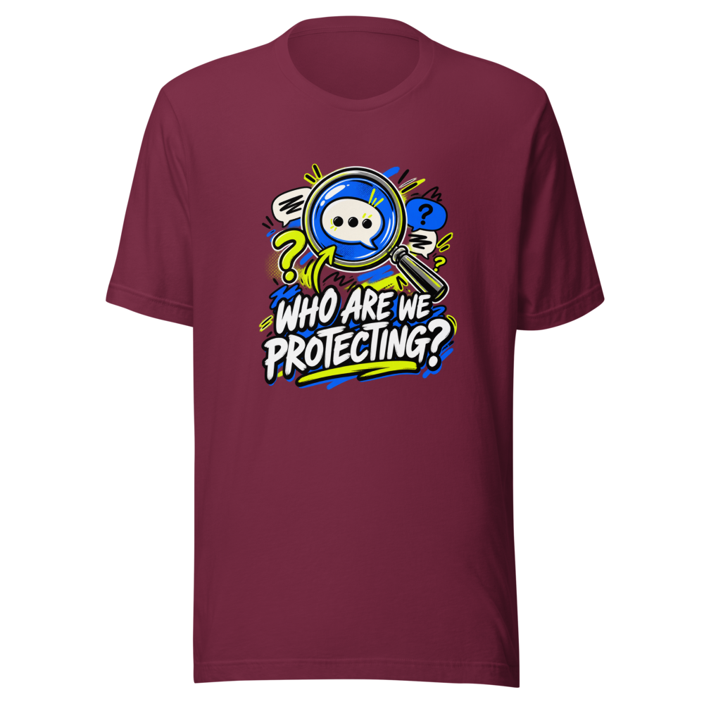 Protecting Who? Viral Meme T-Shirt - Image 6