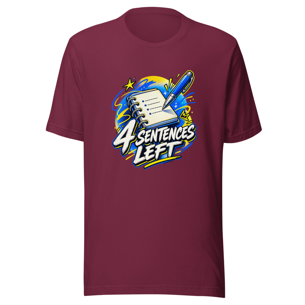 Last 4 Sentences Left T-Shirt - Image 6