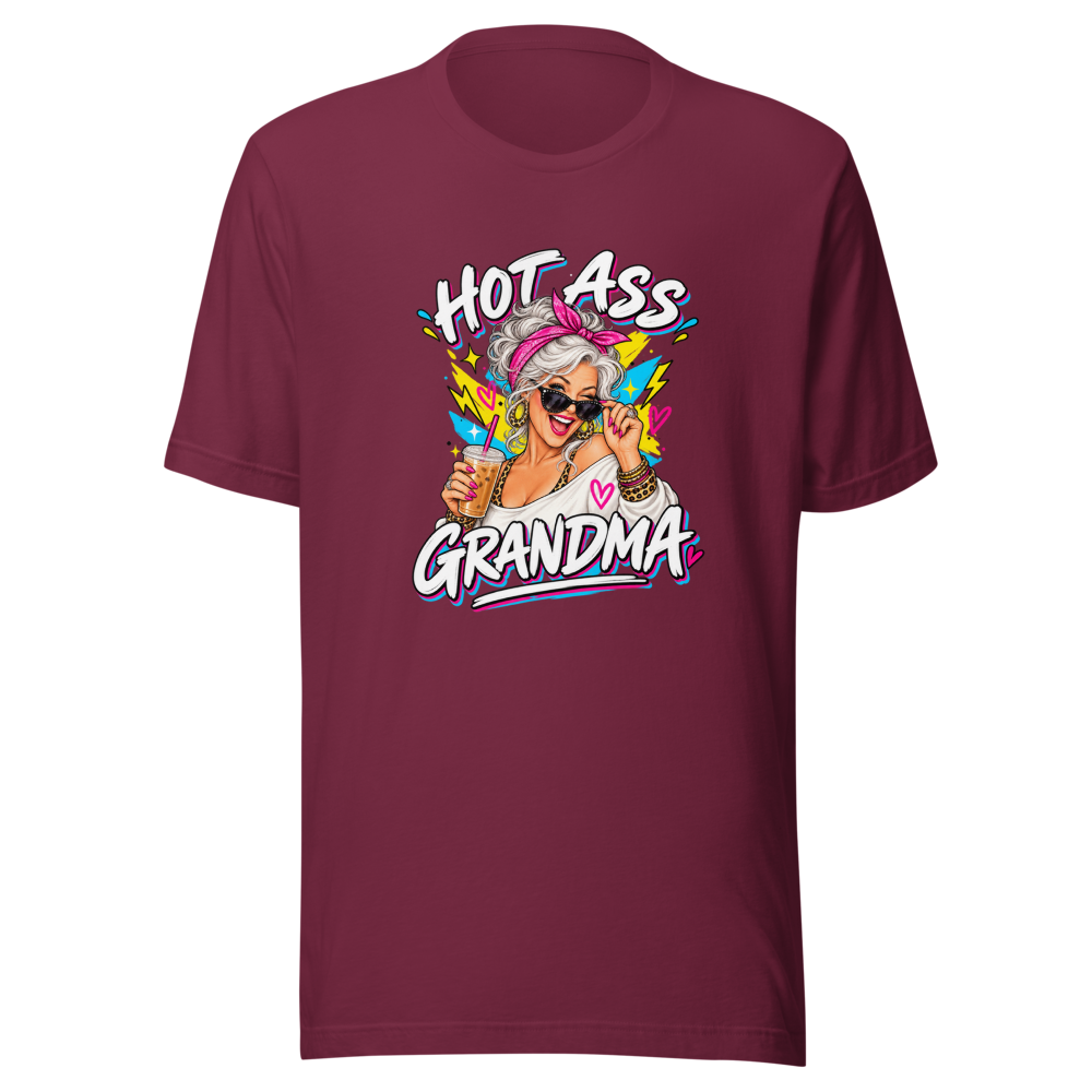 Hot Ass Grandma T-Shirt - Funny Meme Tee - Image 6