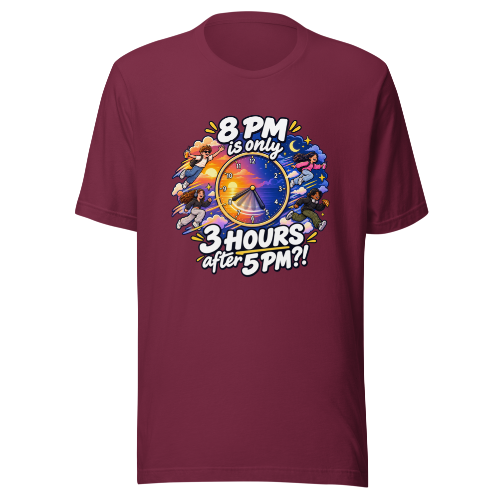 Time Flies 5 PM to 8 PM T-Shirt - Image 6