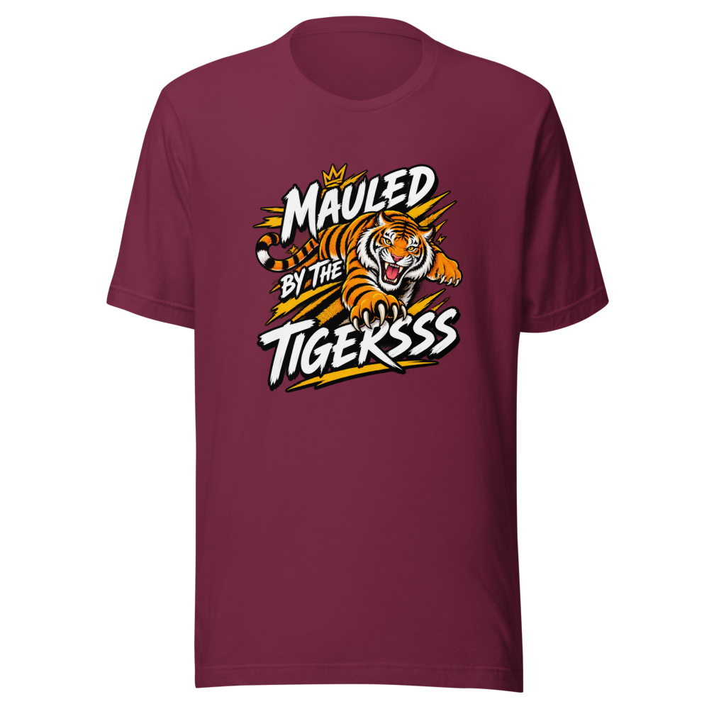 Mauled By The Tigersss Tee - Image 6