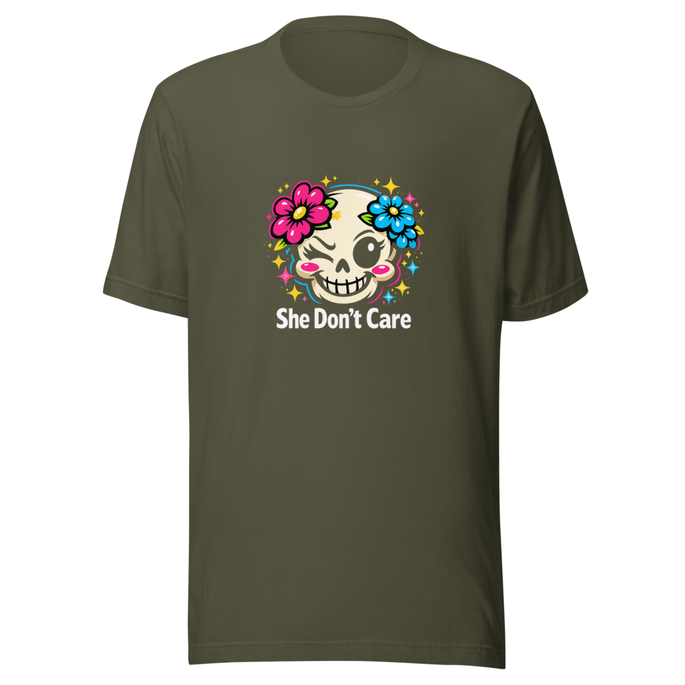 She Don't Care Tee - Unbothered Vibes - Image 10