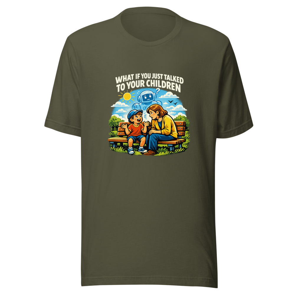 What If You Just Talked To Your Kids Tee - Image 10