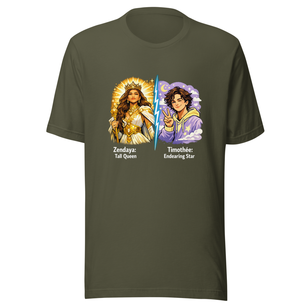 Zendaya Tall Queen & Timothée Twink King Tee - Image 10