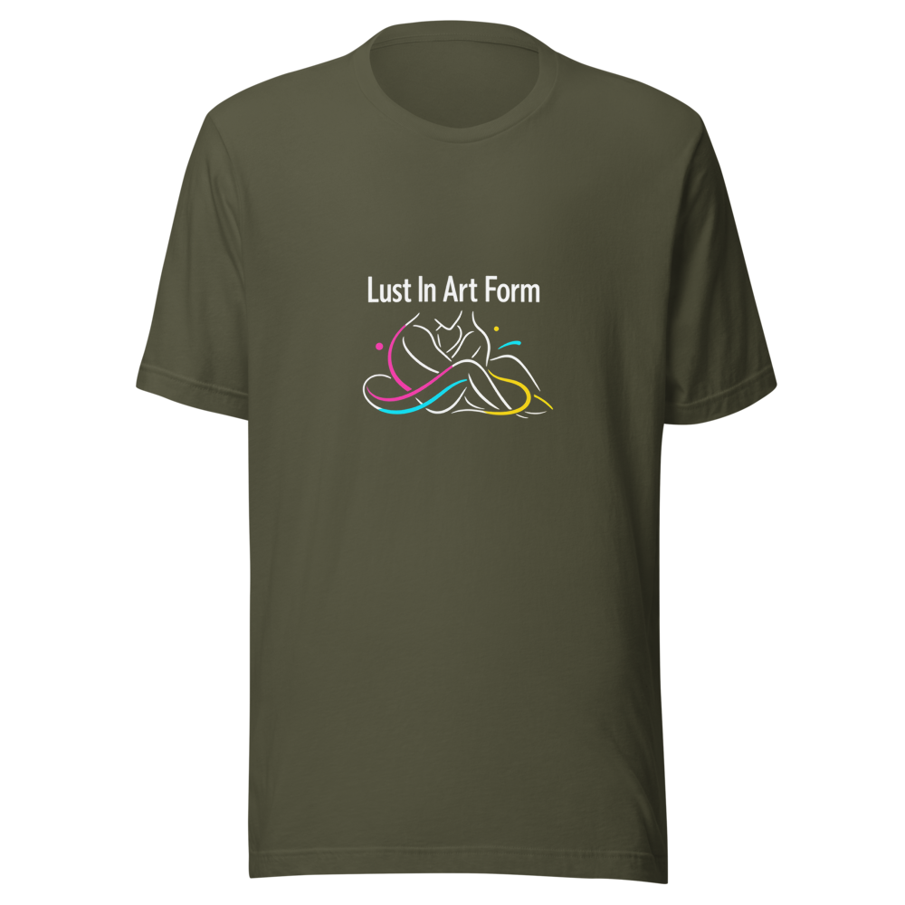 Lust In Art Form T-Shirt | Aesthetic Quote Tee - Image 10