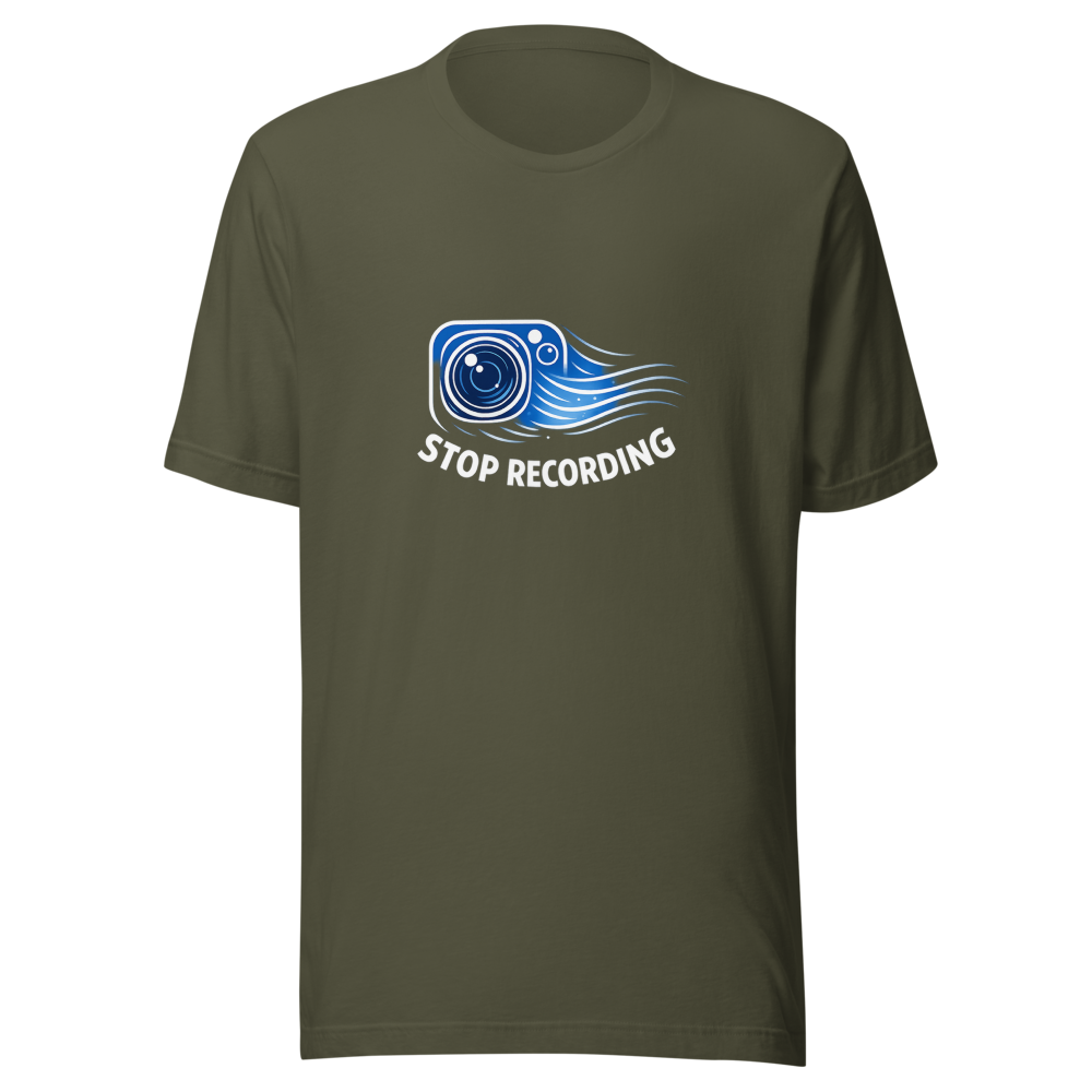 Stop Recording Surveillance State Vibe Tee - Image 10