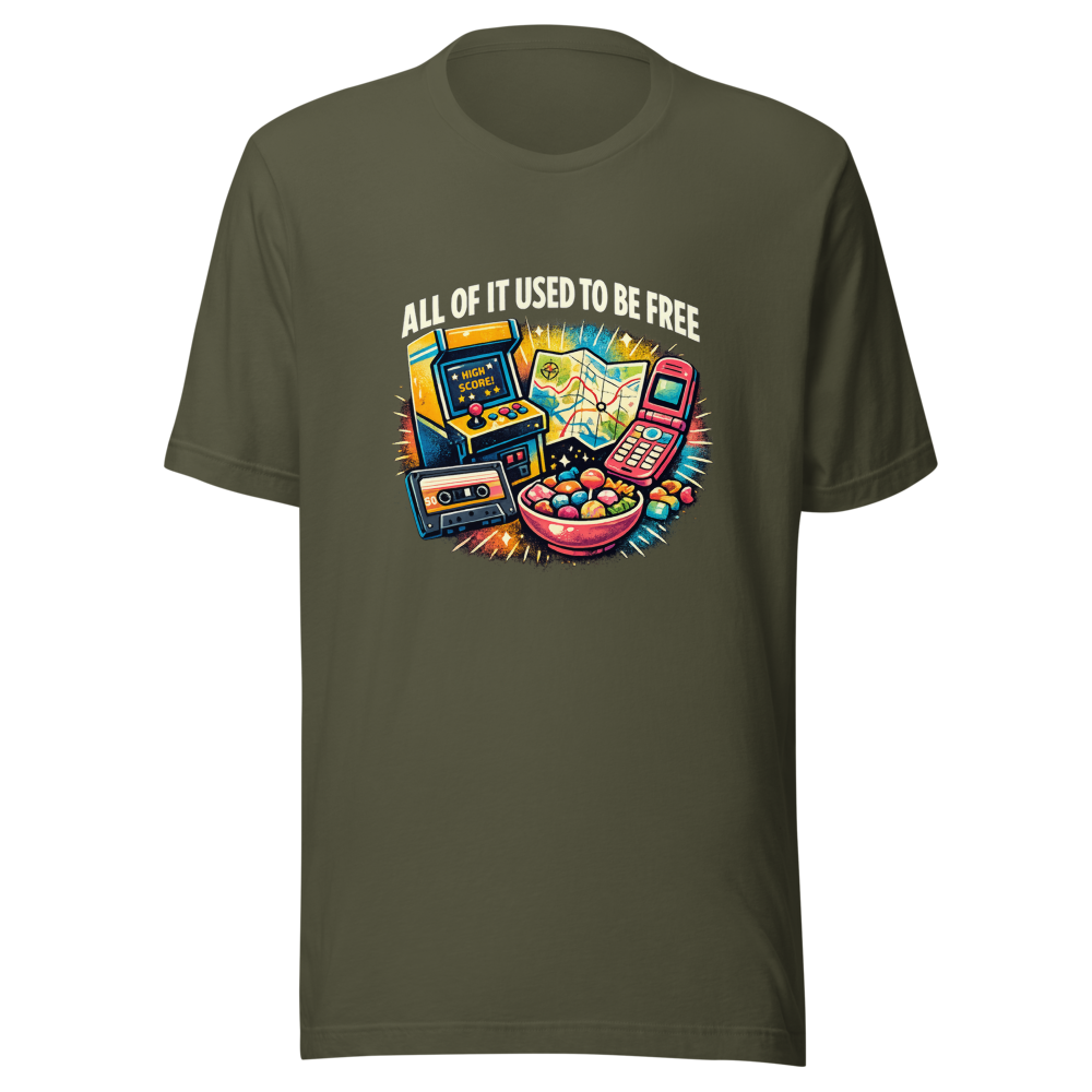 Remember When It Was Free? Nostalgia T-Shirt - Image 10