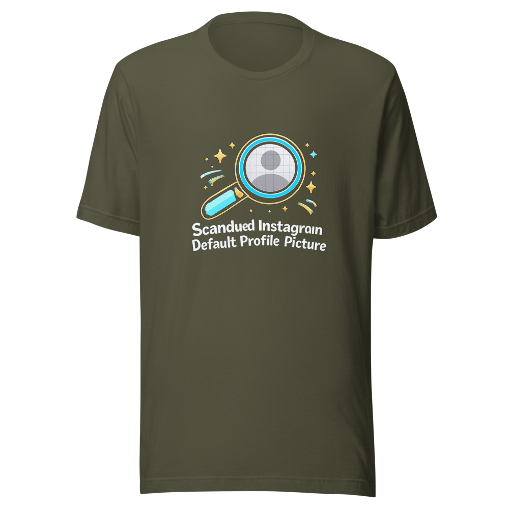 Instagram Default Pic Search Fail Tee - Image 10