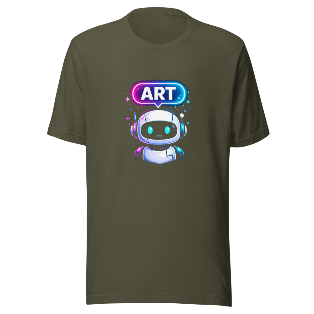 Artificially Intelligent Bot Says "Art" T-Shirt - Image 10