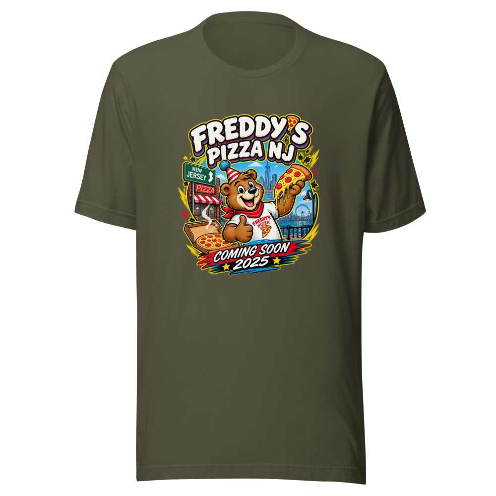 Freddy Fazbear's Pizza NJ - Coming Soon T-Shirt - Image 10