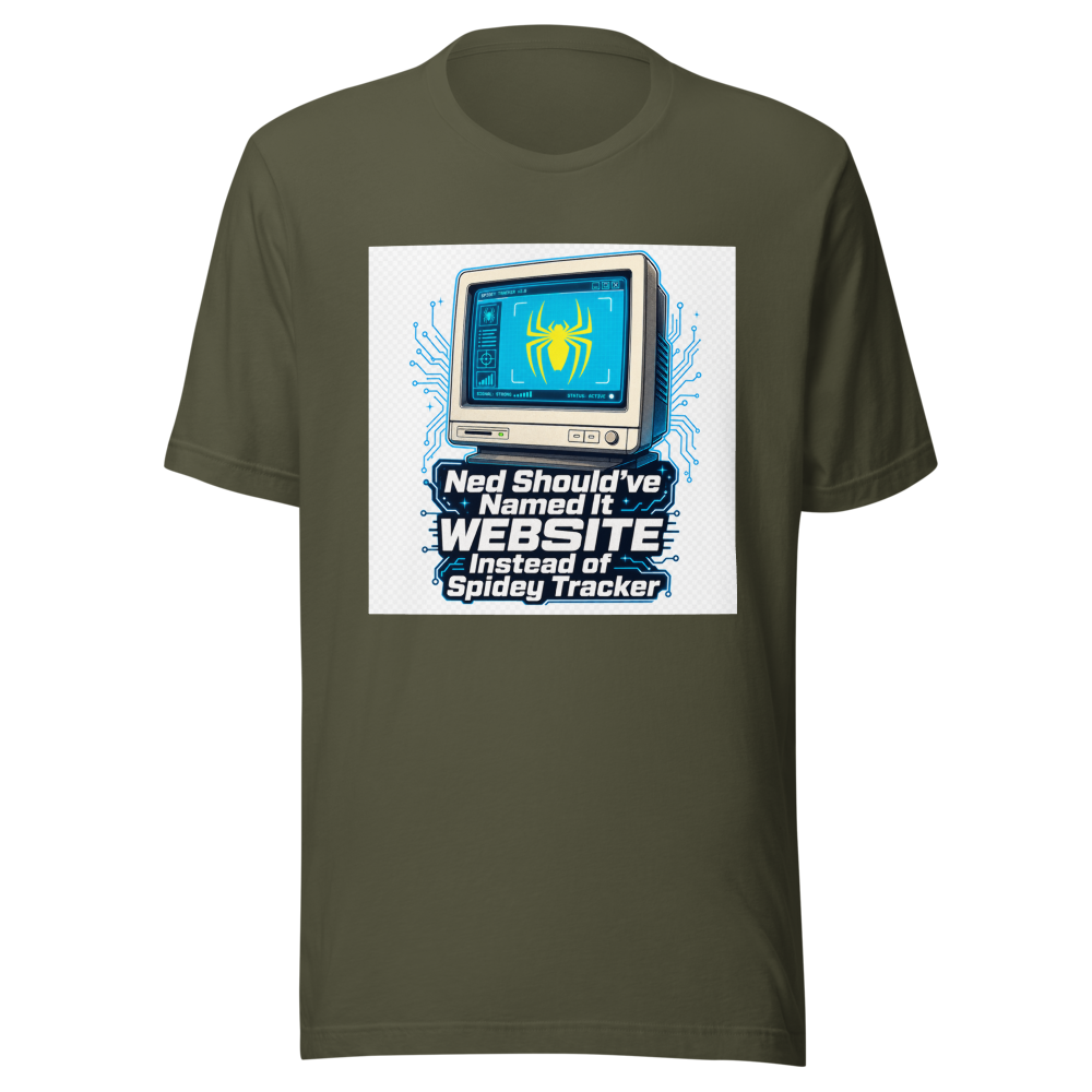 Ned's Website Tracker T-Shirt: Spider-Verse Fan Tee - Image 10