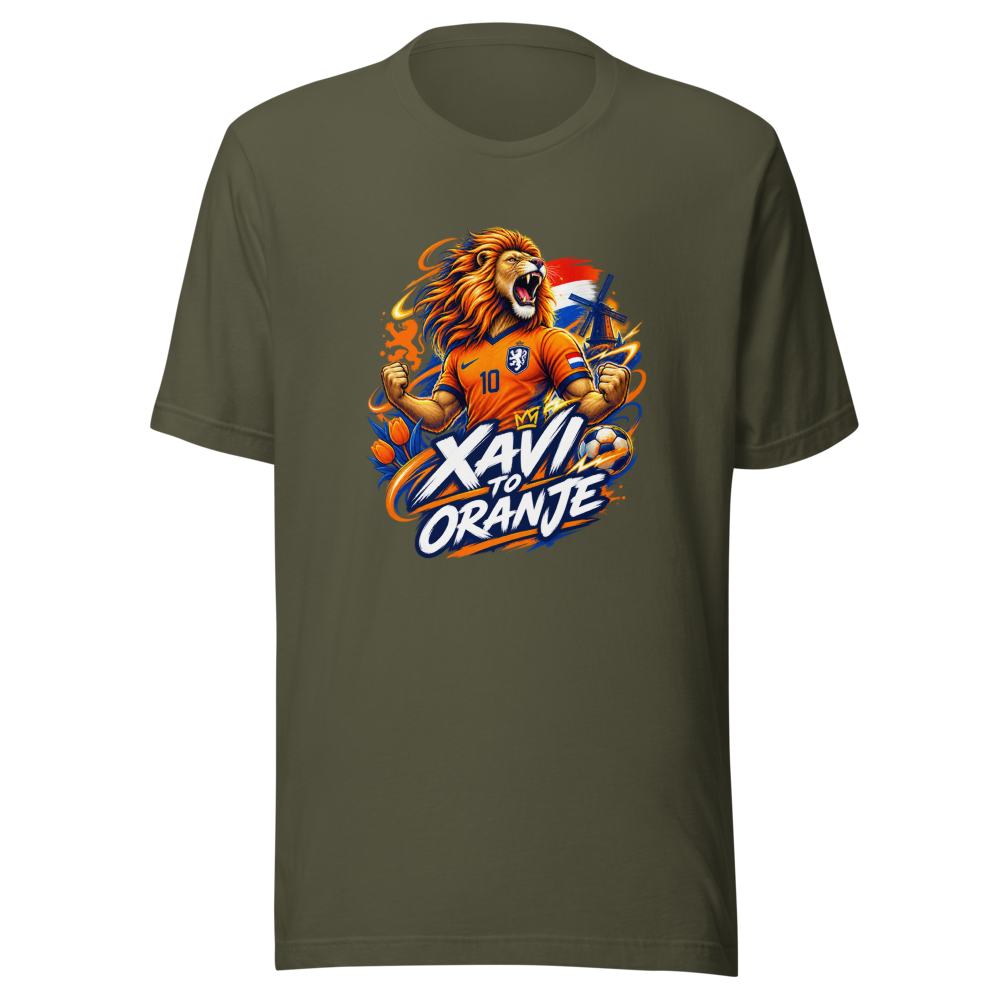 Xavi to Dutch National Team Coach T-Shirt - Image 10