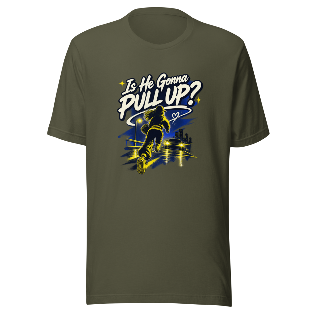 Is He Gonna Pull Up? Viral Meme T-Shirt - Image 10