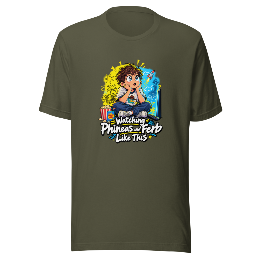Phineas and Ferb Kid Vibes T-Shirt - Image 10