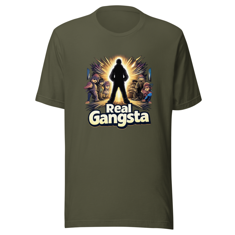 Real Gangsta T-Shirt: Level Up Your Style - Image 10