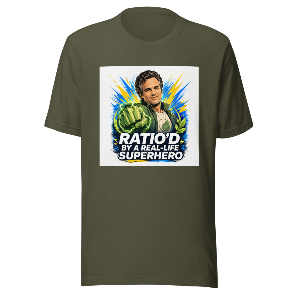 Mark Ruffalo Ratio'd Superhero T-Shirt - Image 10