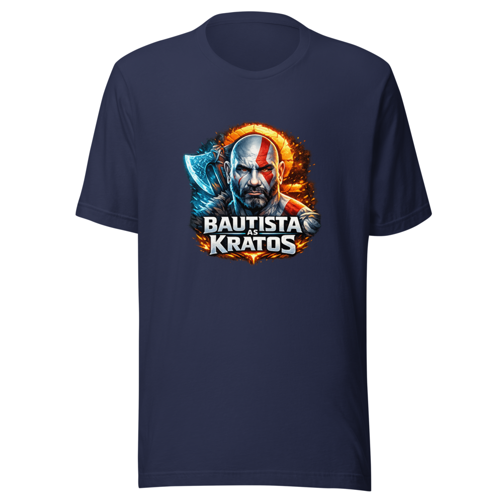 Dave Bautista as Kratos God of War Series T-Shirt - Image 4