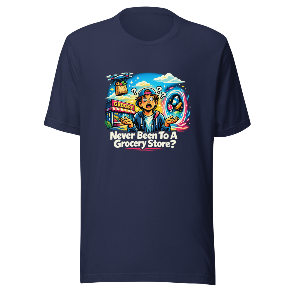 Never Been To A Grocery Store? Tee - Image 4