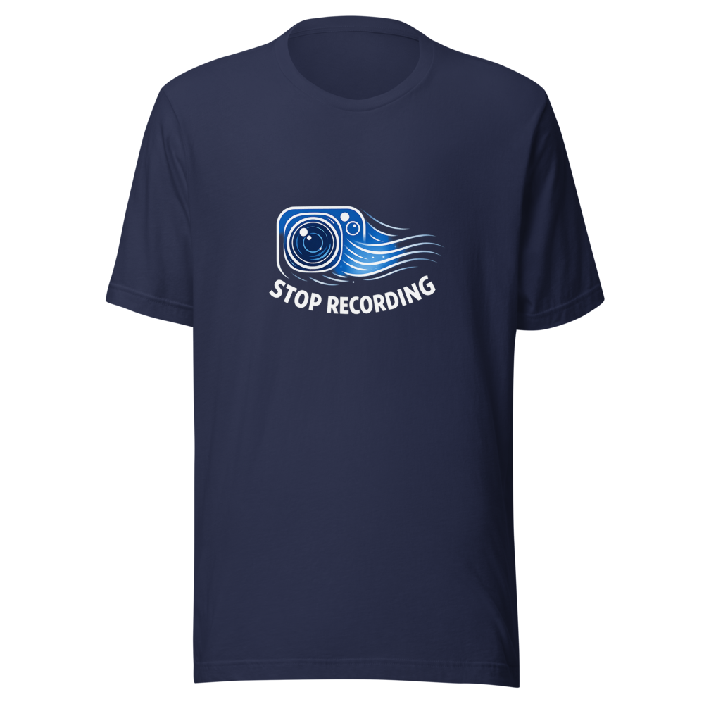Stop Recording Surveillance State Vibe Tee - Image 4