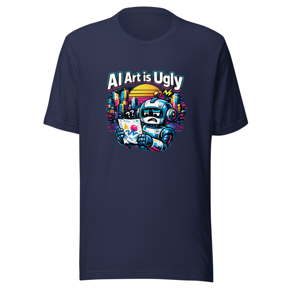 AI Art is Ugly Tee - Image 4