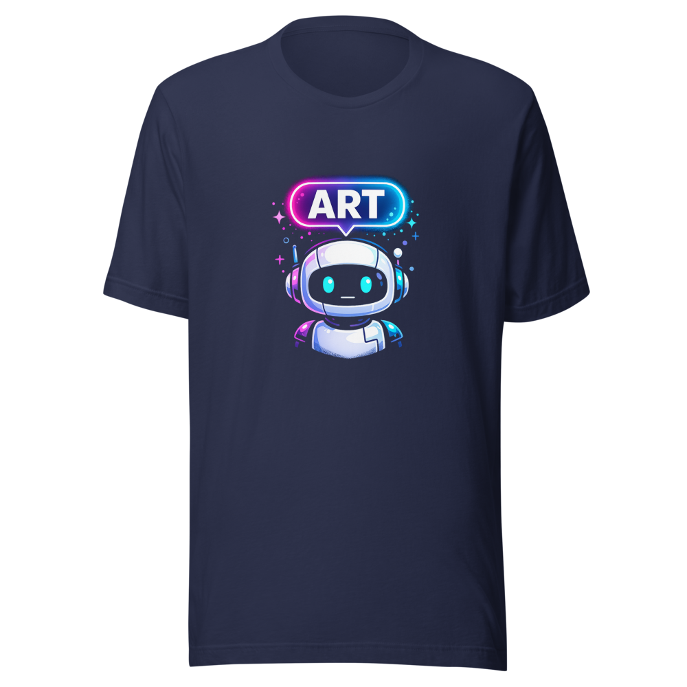 Artificially Intelligent Bot Says "Art" T-Shirt - Image 4