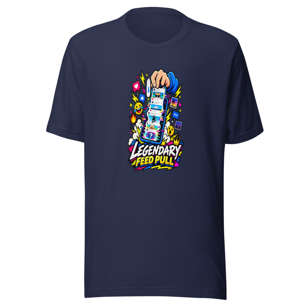 Legendary Feed Pull Viral Meme T-Shirt - Image 4