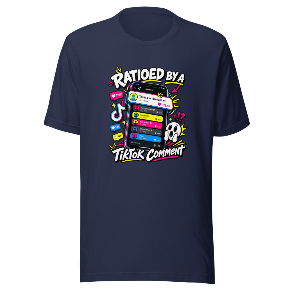 Ratioed By A TikTok Comment Viral Tee - Image 4