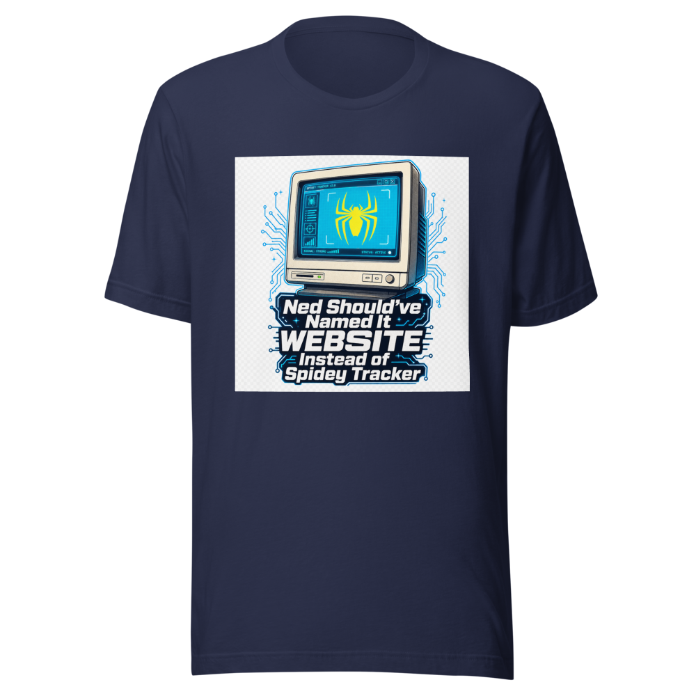 Ned's Website Tracker T-Shirt: Spider-Verse Fan Tee - Image 4
