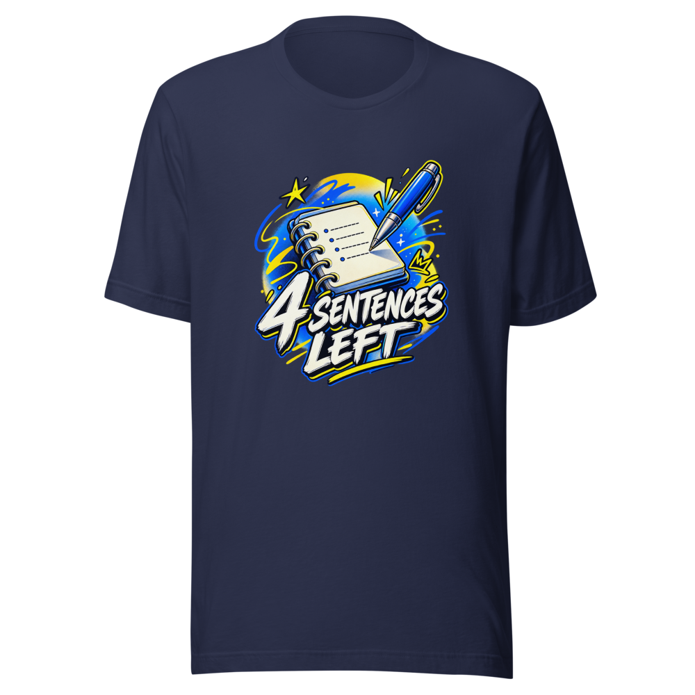 Last 4 Sentences Left T-Shirt - Image 4