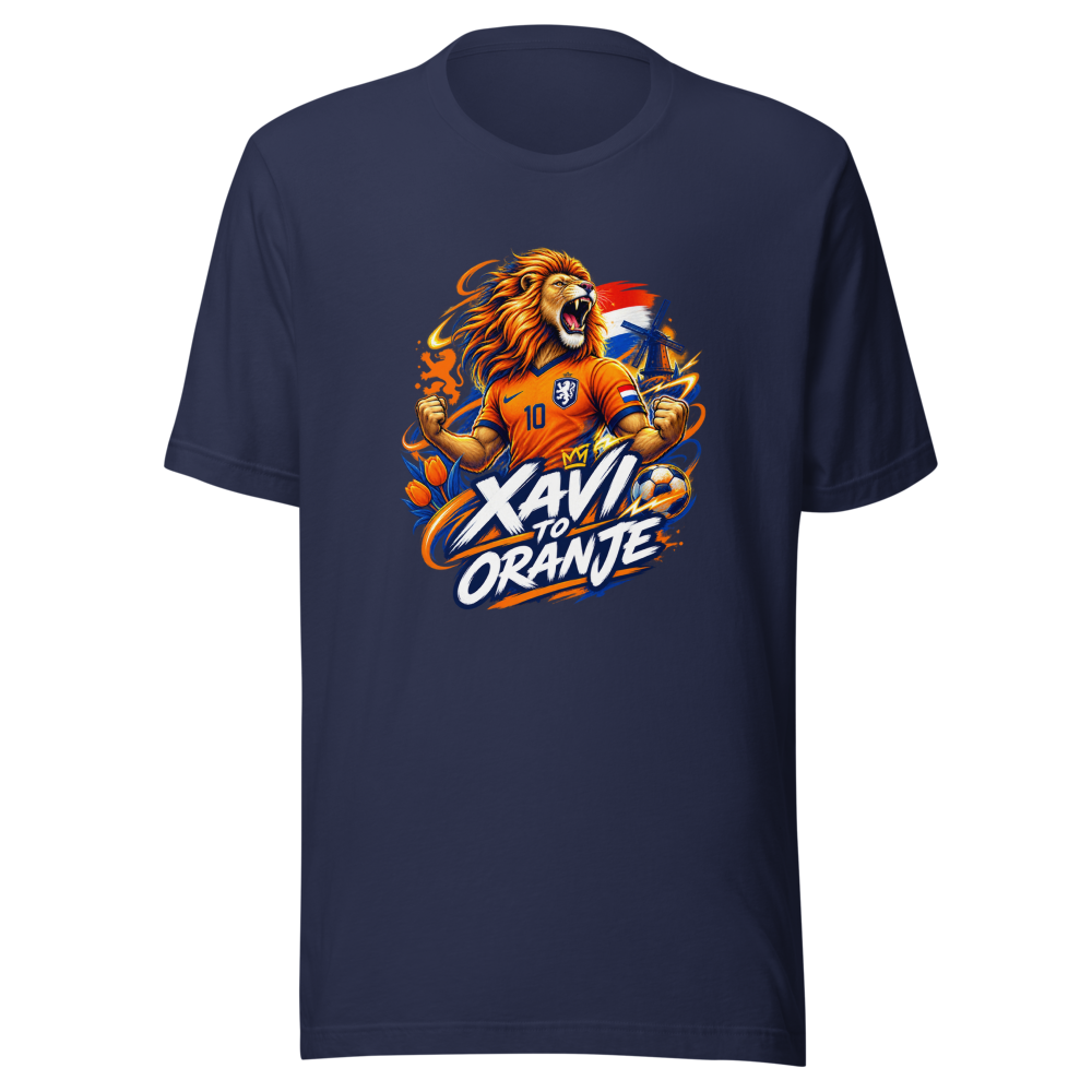 Xavi to Dutch National Team Coach T-Shirt - Image 4