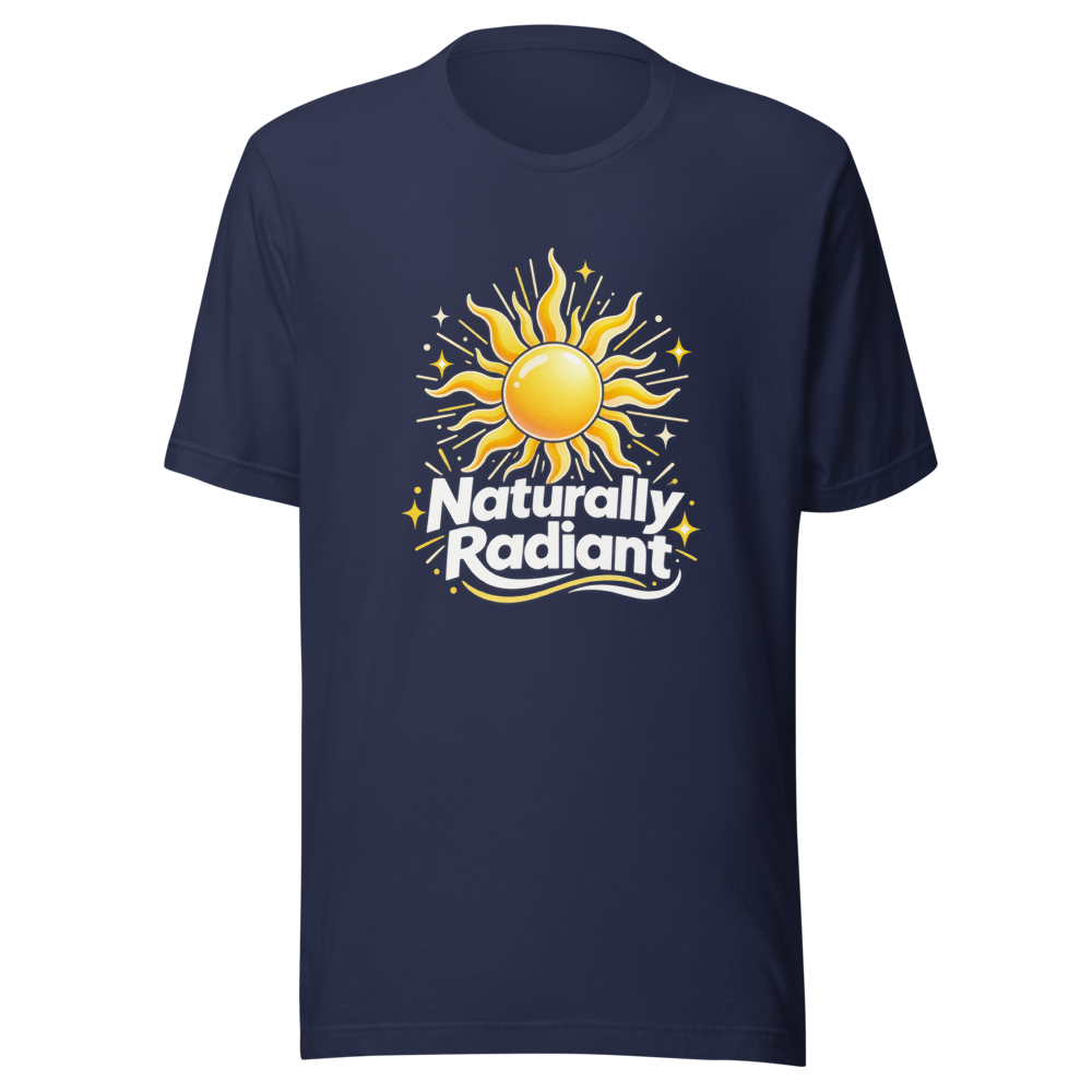 Naturally Radiant Aesthetic Tee - Image 4