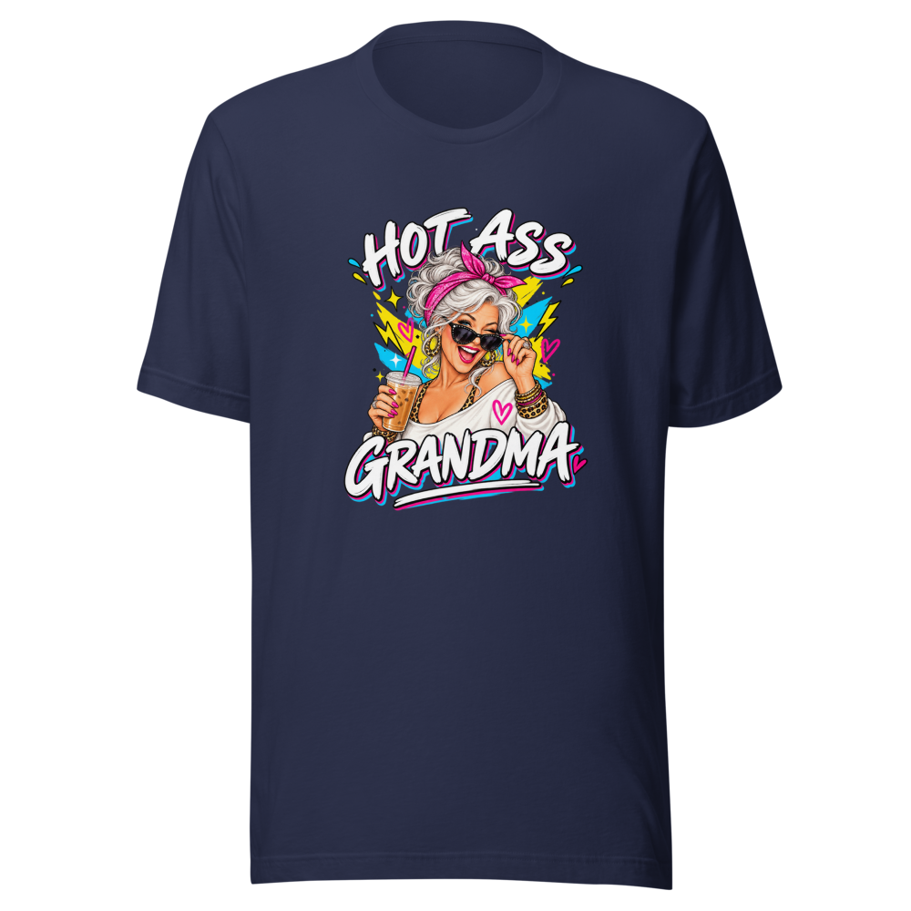 Hot Ass Grandma T-Shirt - Funny Meme Tee - Image 4