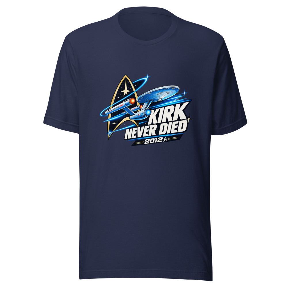 Kirk Never Died Star Trek 2012 Username Tee - Image 4