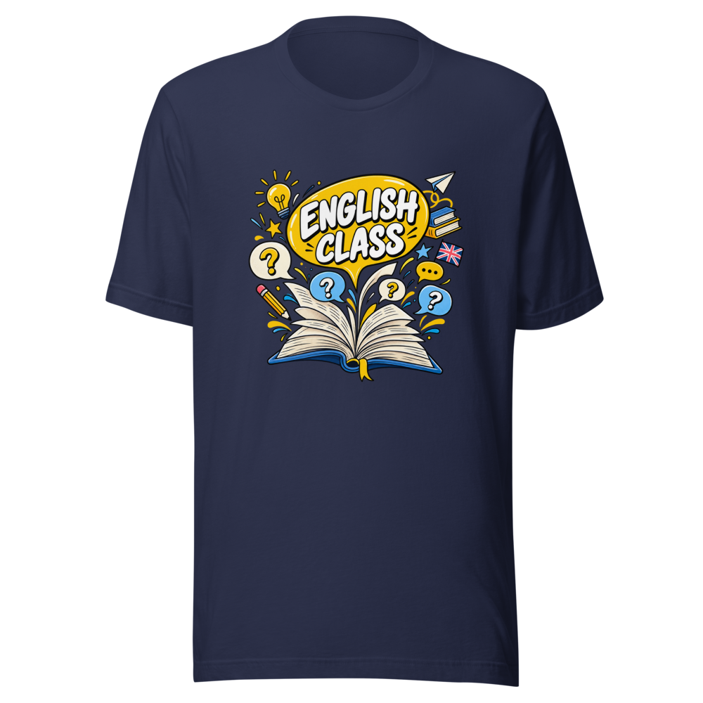 Media Literacy Is English Class Viral Quote T-Shirt - Image 4