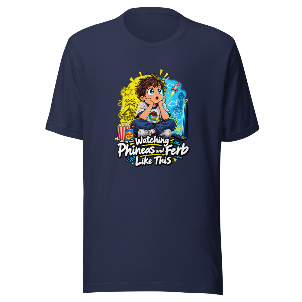 Phineas and Ferb Kid Vibes T-Shirt - Image 4