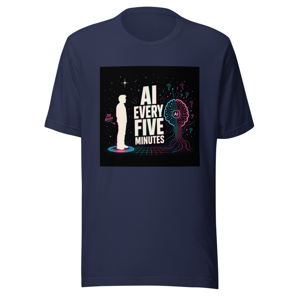 AI Fears & Silence Funny T-Shirt - Image 4