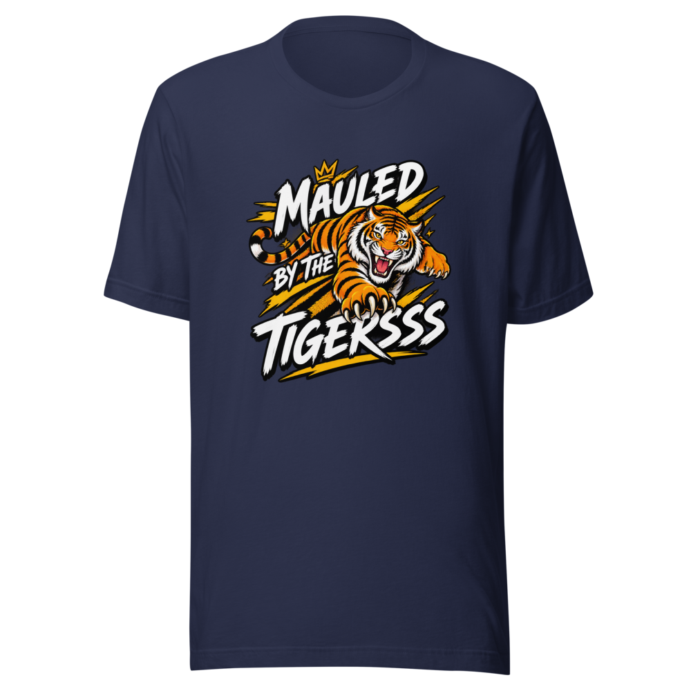 Mauled By The Tigersss Tee - Image 4