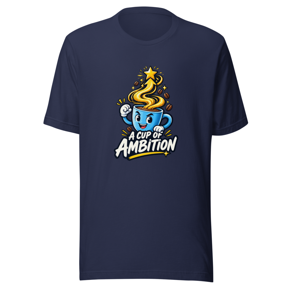Cup of Ambition Coffee T-Shirt - Image 4