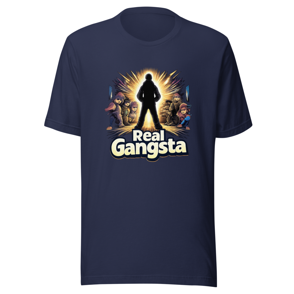 Real Gangsta T-Shirt: Level Up Your Style - Image 4