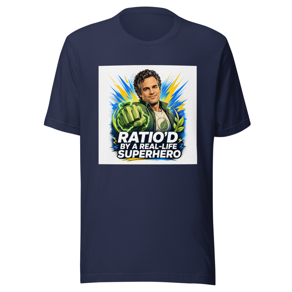 Mark Ruffalo Ratio'd Superhero T-Shirt - Image 4