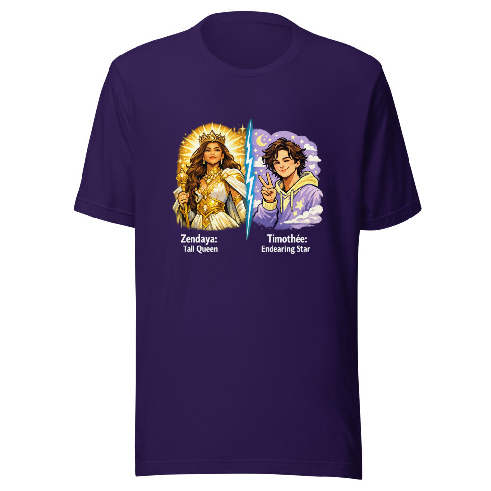 Zendaya Tall Queen & Timothée Twink King Tee - Image 3