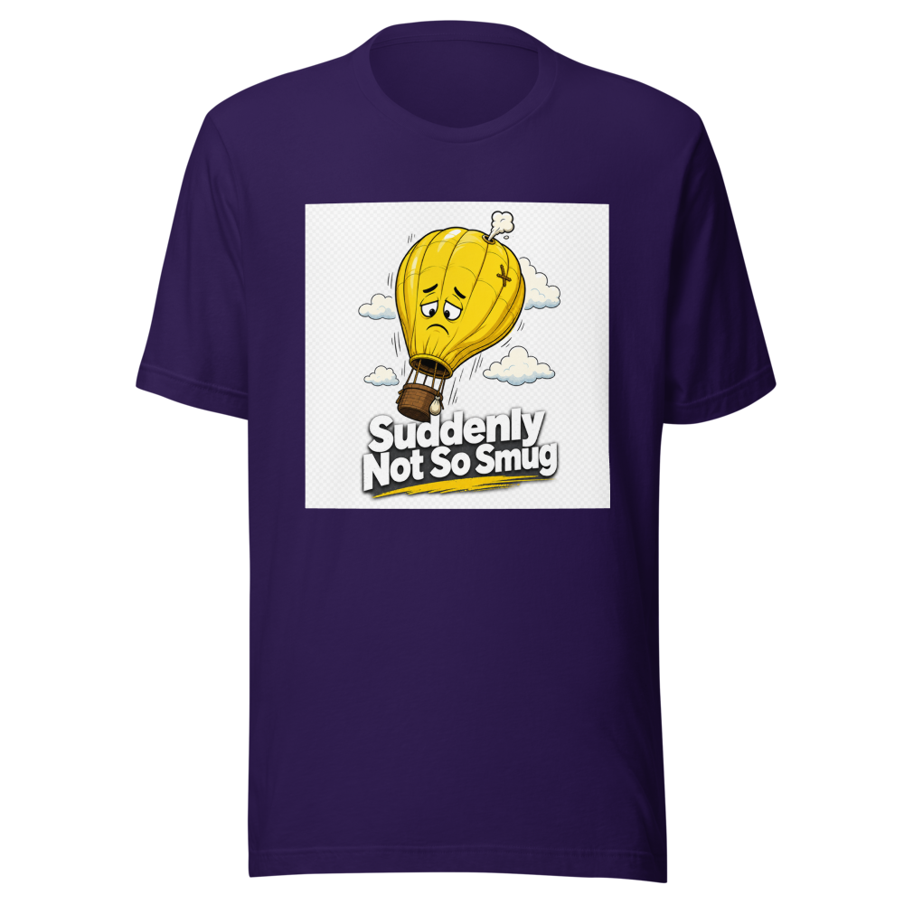 Smug No More Funny Meme T-Shirt - Image 3