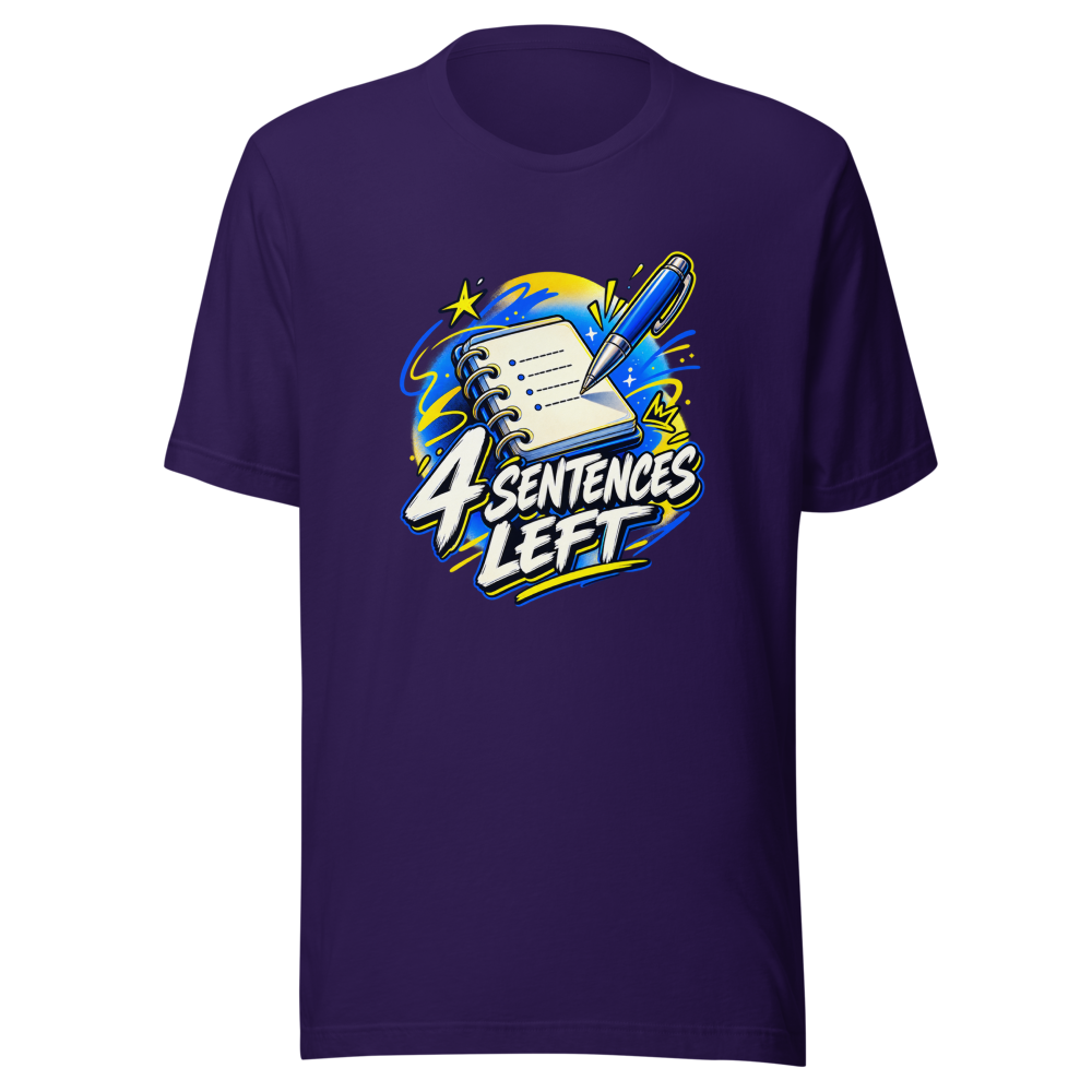 Last 4 Sentences Left T-Shirt - Image 3