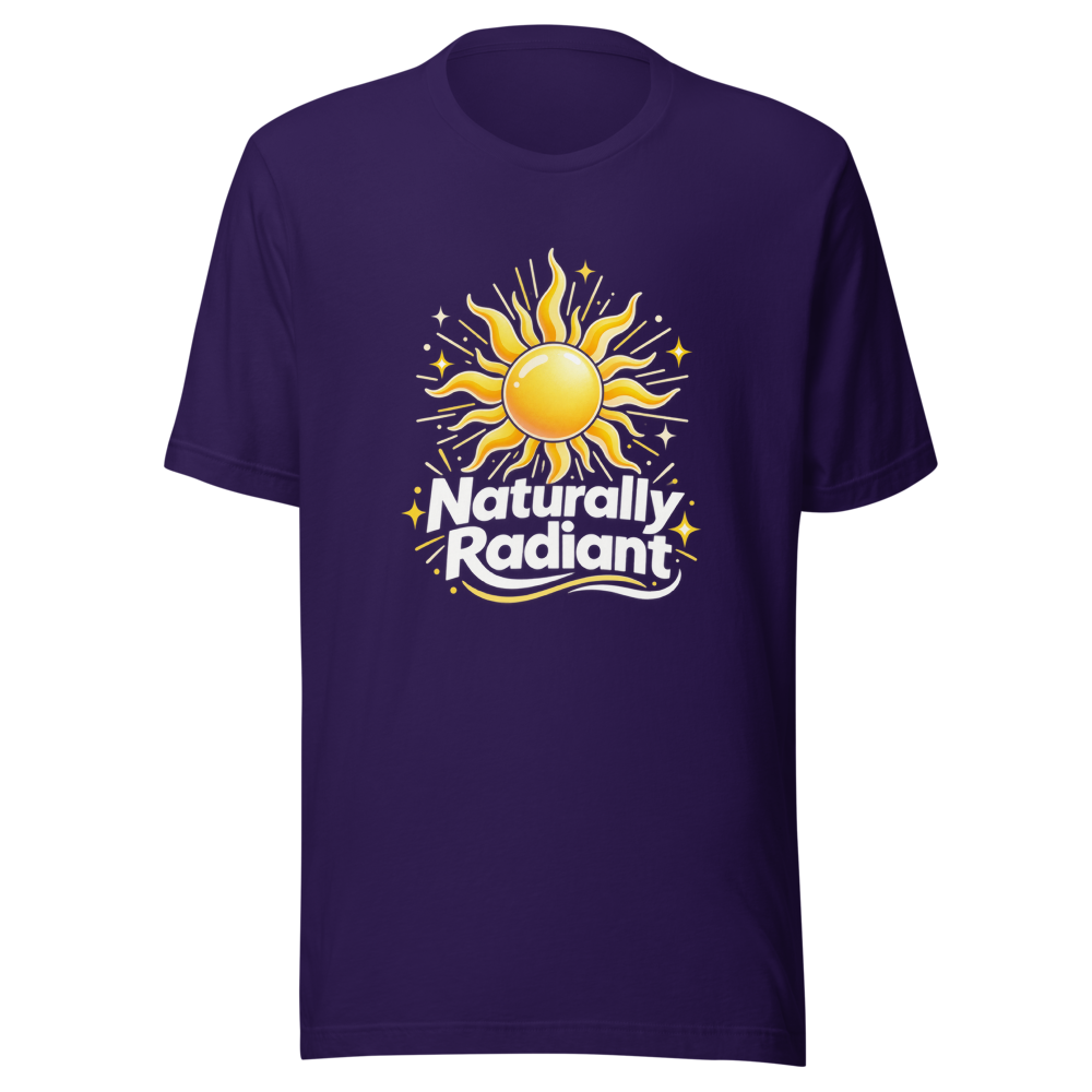Naturally Radiant Aesthetic Tee - Image 3