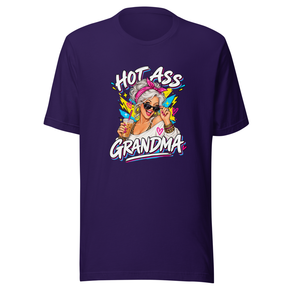 Hot Ass Grandma T-Shirt - Funny Meme Tee - Image 3