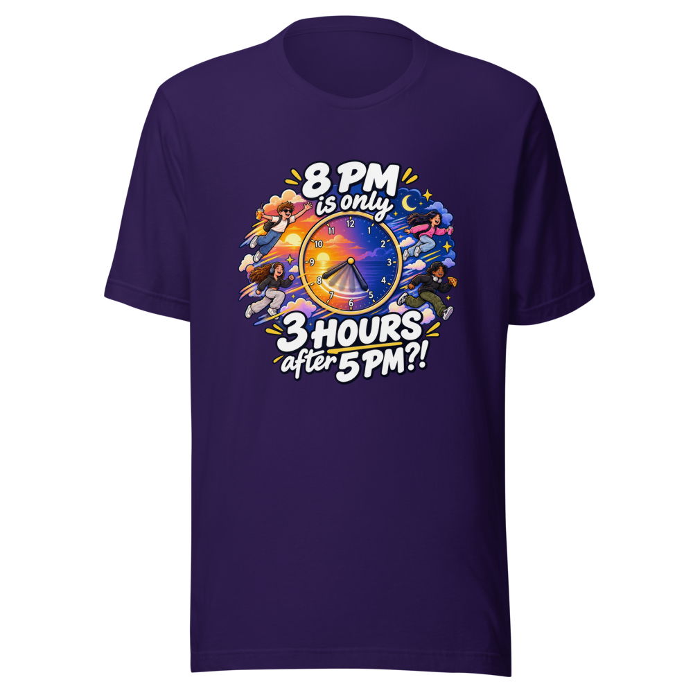Time Flies 5 PM to 8 PM T-Shirt - Image 3