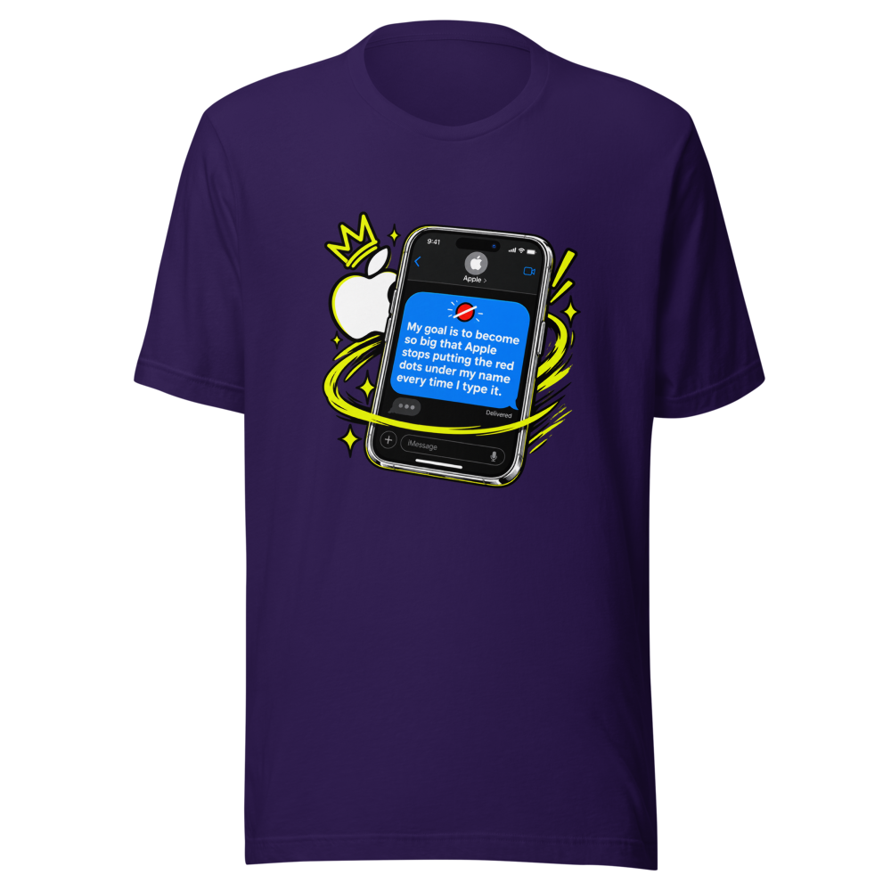Apple Autocorrect Goal Tee - Image 3