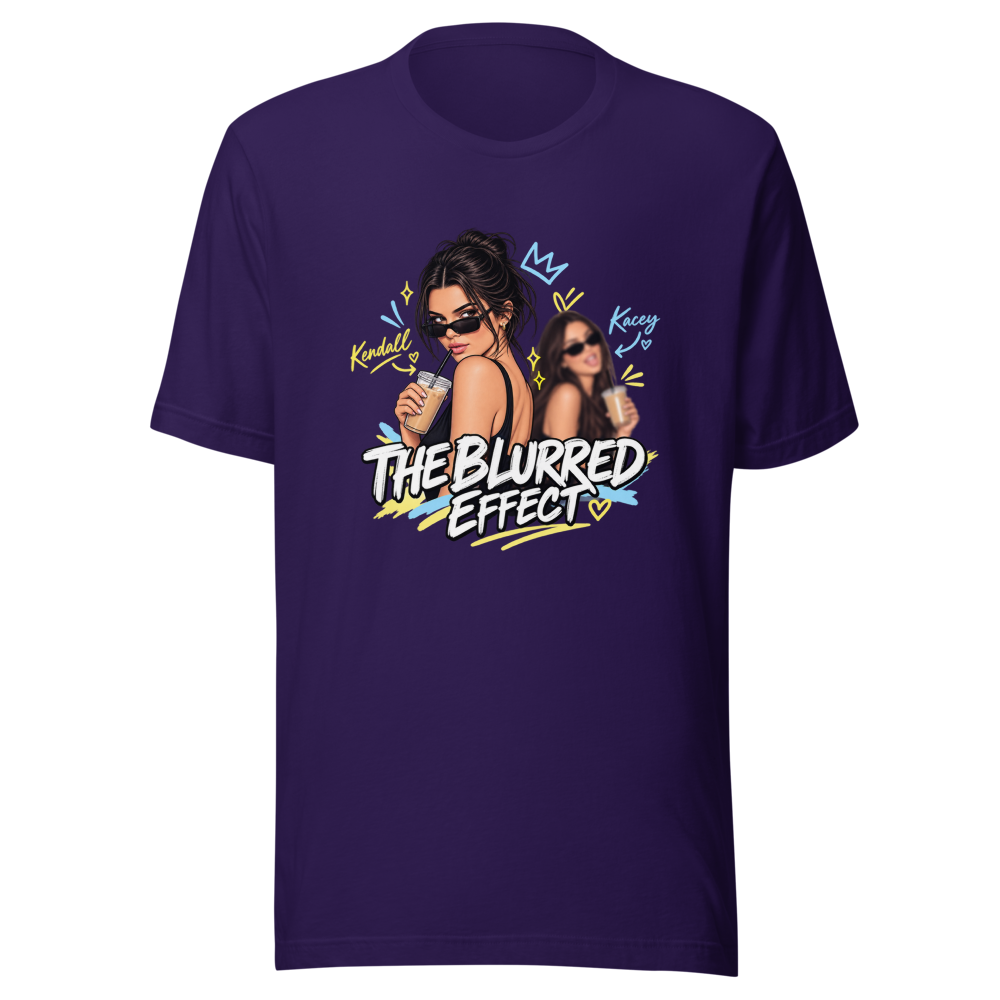 Kendall & Kacey Blurred Vibe Tee - Image 3